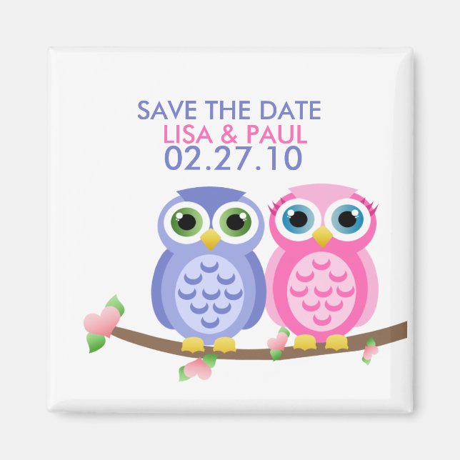 Save the Date Magnet (Front)
