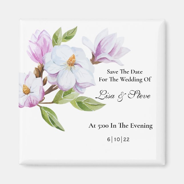 Save The Date Magnet (Front)