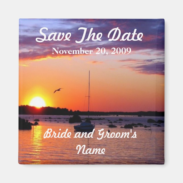 Save The Date Magnet (Front)