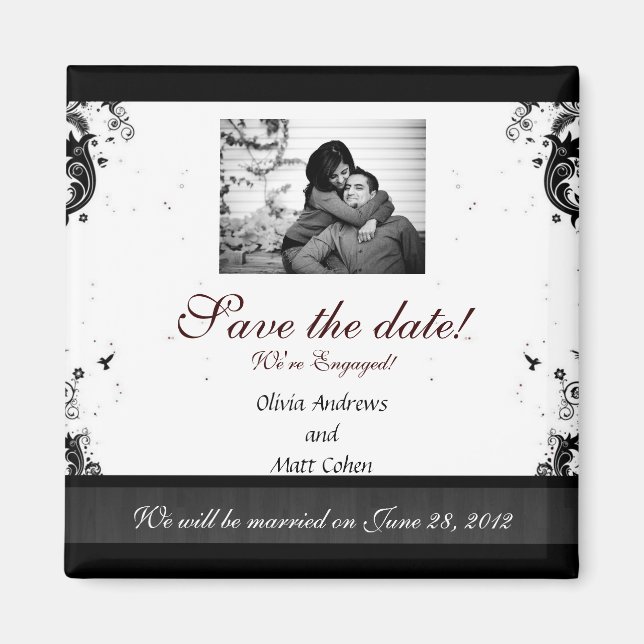 Save the Date Magnet (Front)