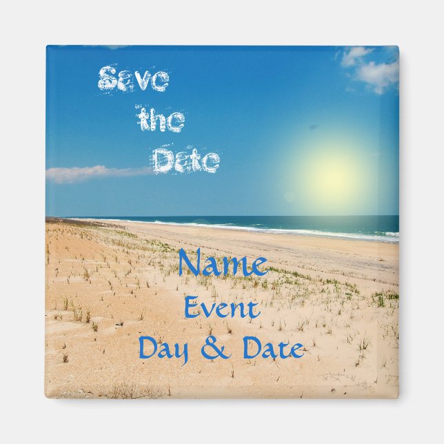 Save the Date - magnet (Front)