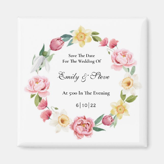 Save The Date Magnet (Front)