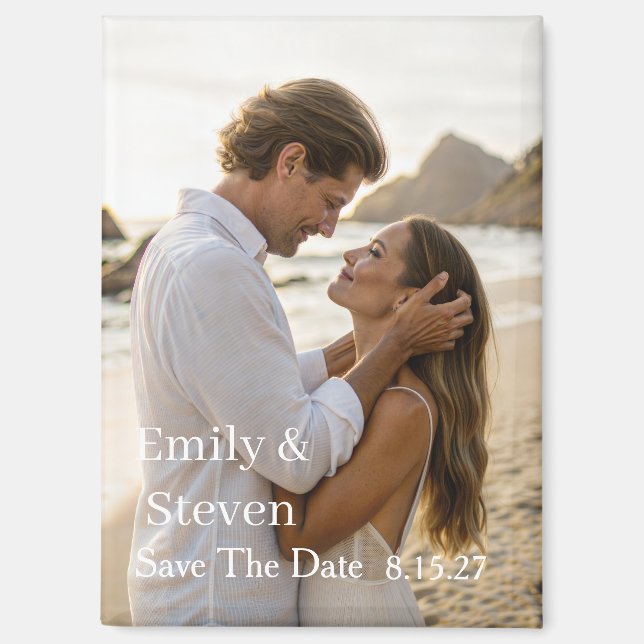 Save The Date  Magnet (Front)