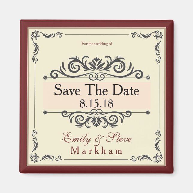 Save The Date Magnet (Front)