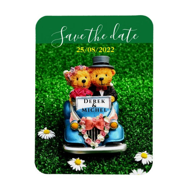 Save the date  magnet (Vertical)