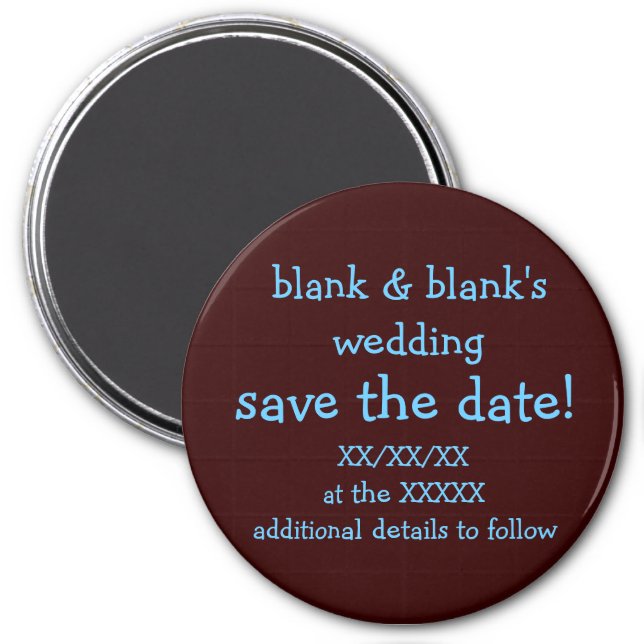 save the date magnet (Front)