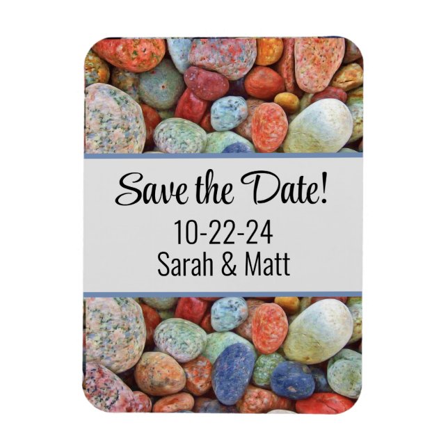 Save the date magnet beChy (Vertical)