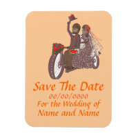 Save The Date Magnet Biker / Motorcycle  weddings