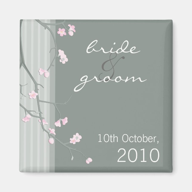 SAVE THE DATE MAGNET :: cherry blossom (Front)