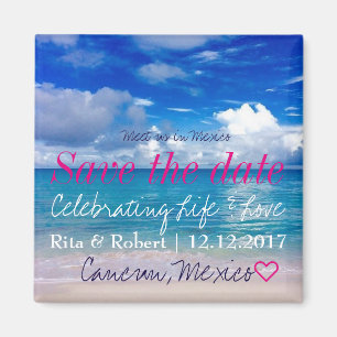 Save The Date Magnet For couples in love