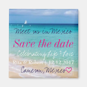 Save The Date Magnet For couples in love