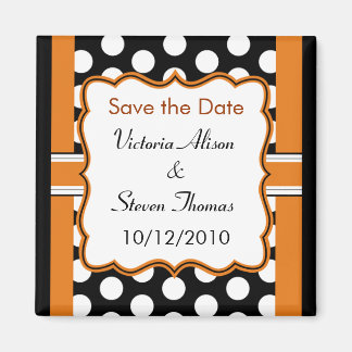 Save the Date Magnet - Polka Dot