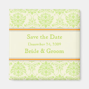 Save the Date Magnet, vanilla mint chocolate Magnet