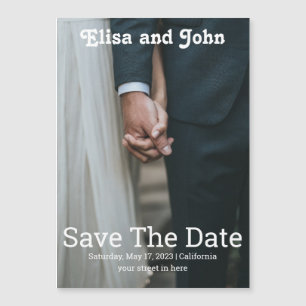 Save The Date Magnetic Card