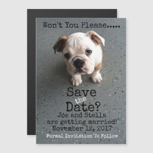 Save The Date Magnetic Invitation