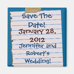 Save The Date! Magnets