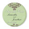 Save the Date Mint Green & Chocolate Brown Magnet