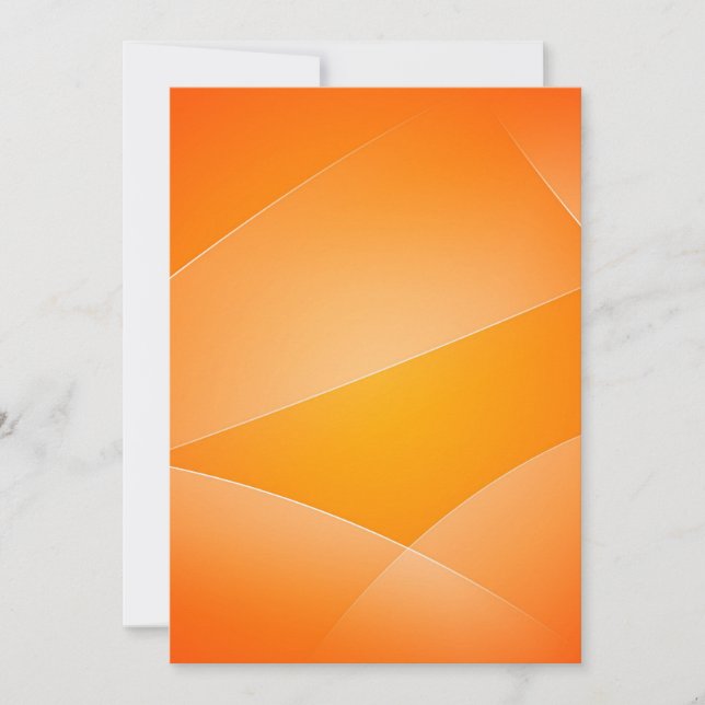 Save The Date | Modern Orange | Wedding Elegance (Front)