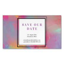 Save the Date: modern, pastels, clear