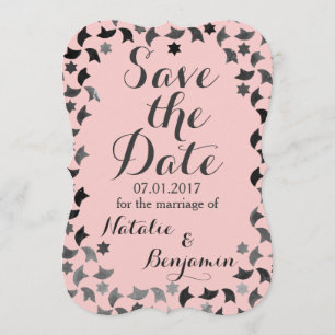 Save the Date   Mosaic Invitation   Custom Colour