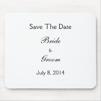 Save The Date Mouse Pad