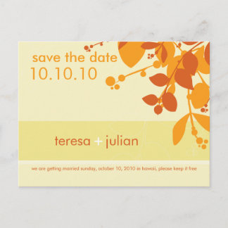 SAVE THE DATE :: native 8 Postcard