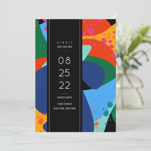 Save the Date | Night at the Museum  Invitation (Standing Front)