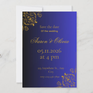save the date of the wedding 