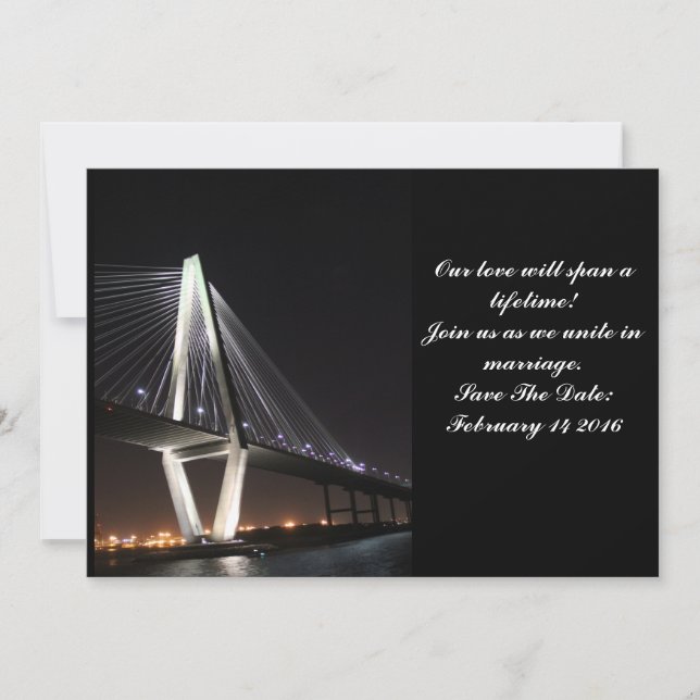 Save The Date, Our Love Will Span a Lifetime! Save The Date (Front)