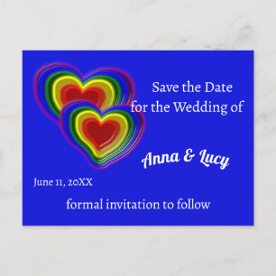 Save the Date,personalised Announcement Postcard