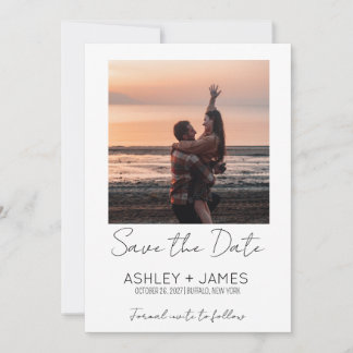 Save the Date Photo Card