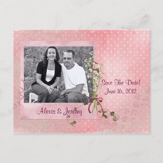 "Save The Date" Photo Card (Front)