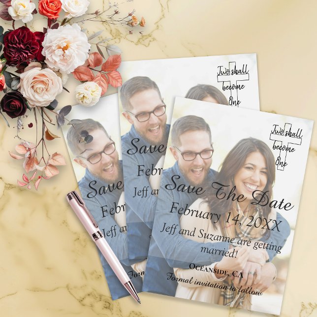 Save The Date Photo Christian Engaged Announcement (Creator Uploaded)