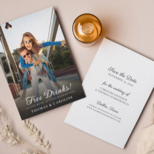 Save the Date Photo Funny Wedding Announcement