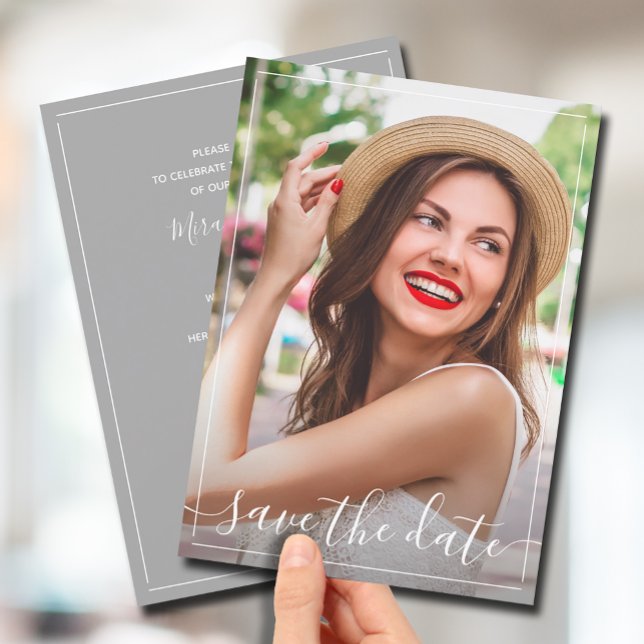 Save the Date Photo Graduation Party Invitation (Creator Uploaded)