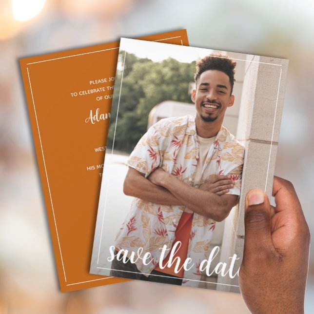 Save the Date Photo Graduation Party Invitation (Creator Uploaded)