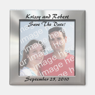 Save The Date Photo Magnet