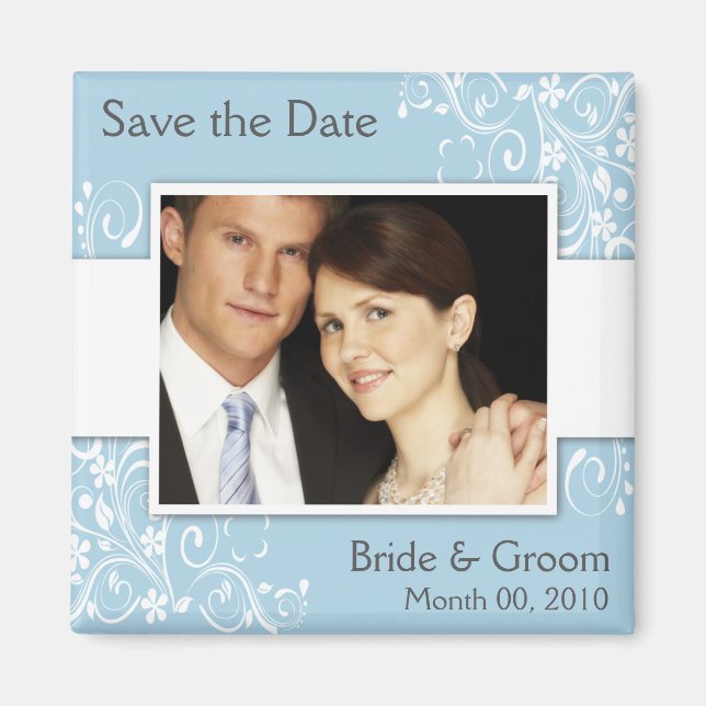 Save the Date Photo Magnets (Front)