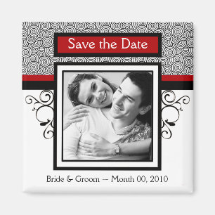 Save the Date Photo Magnets