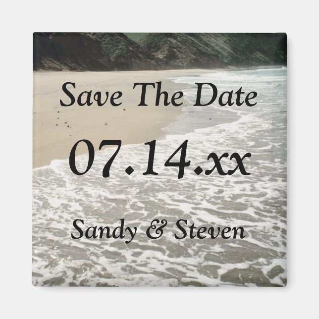 Save The Date Photo Magnets (Front)