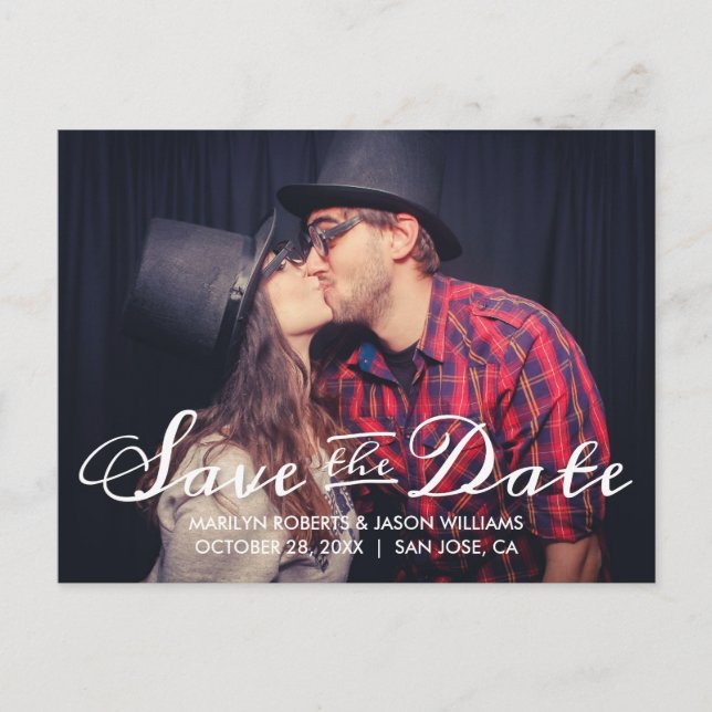 Save the Date Photo Postcard (Front)