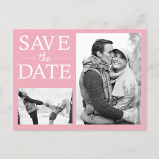 Save The Date Photo Postcard