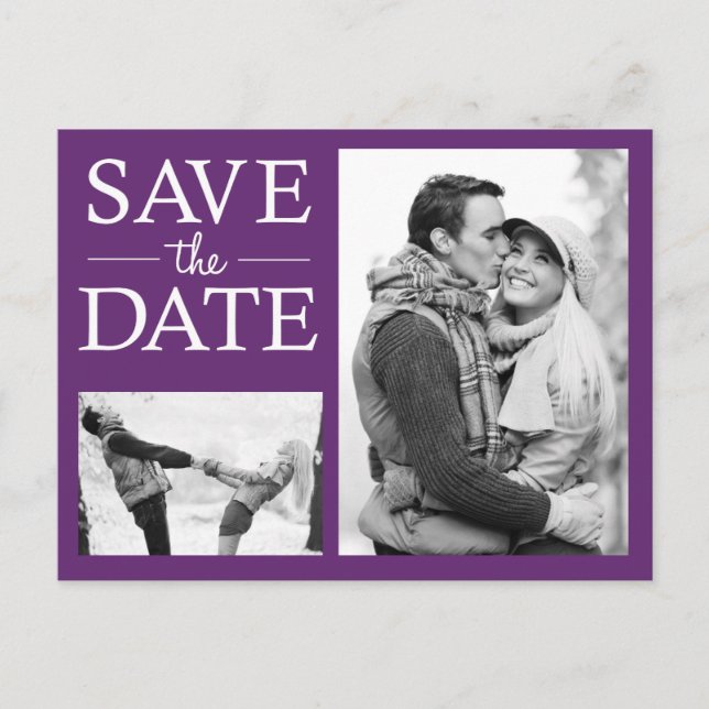 Save The Date Photo Postcard (Front)