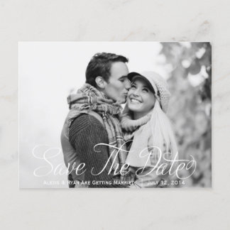 Save The Date Photo Postcard