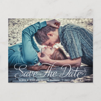 Save The Date Photo Postcard