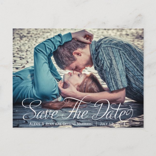 Save The Date Photo Postcard (Front)