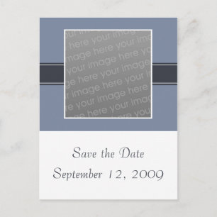Save the Date Photo Postcard