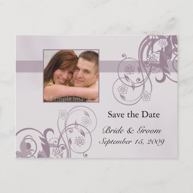 Save the Date Photo Postcard (Front)