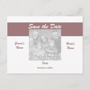 Save the Date Photo Postcard - Customised