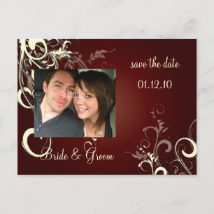 Save the Date Photo postcards, Announcement Postcard